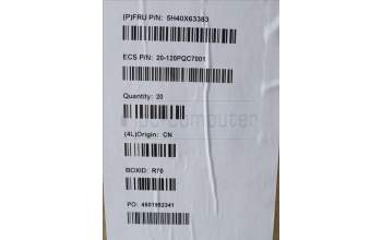 Lenovo 5H40X63383 HEATSINK Z790 MB VR heatsink, ECS