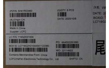 Lenovo 5H41R03460 HEATSINK FRU TM MP6C0_THM_ASSY_B2_HY