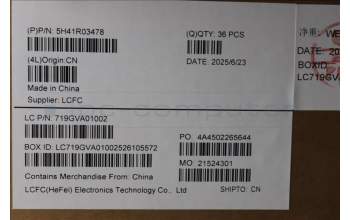 Lenovo 5H41R03478 HEATSINK MX031_UMA_THM_ASSY_AVC AVC AVC