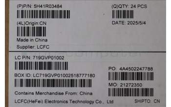 Lenovo 5H41R03484 HEATSINK FRU MT040_UMA_THM_ASSY TOSHIBA