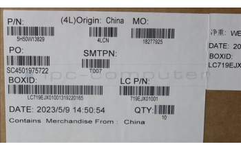 Lenovo 5H50W13829 HINGE FRU Hinge Jing Intel 1.0 R+L