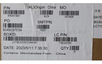 Lenovo 5H50W13831 HINGE FRU HINGE WEI INTEL HINGE L+R
