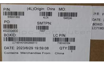 Lenovo 5H50W13832 ACCY KITS HINGE PC FHD FSD KX3B0