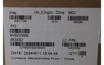 Lenovo 5H51L77340 HINGE FRU KITS HINGE CFRP WUXGA&EP CJ