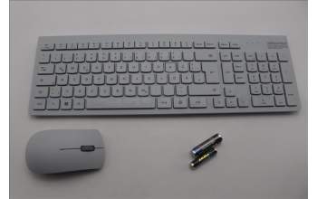 Lenovo 5KM0U87895 Keyboard_Mouse,2.4G,German,Cloud Grey
