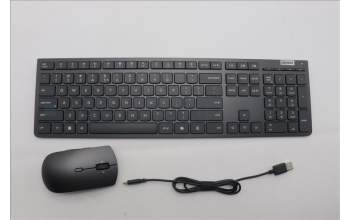 Lenovo 5KM0U88195 AI Keyboard_Mouse, Wireless, US English Euro, Storm Grey