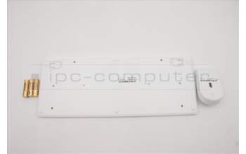 Lenovo 5KM1C03361 Tastatur_Maus, 2,4 G, Hebräisch, Weißgrau, Nicht beleuchtet
