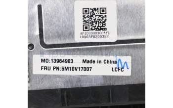 Lenovo 5M10V17007 C-Cover with keyboard, Arabic, Black, Non-Backlight, US