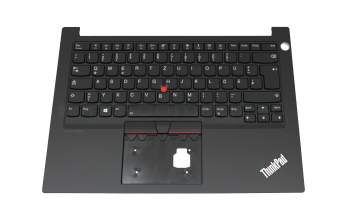 5M10V17046 teclado incl. topcase original Lenovo DE (alemán) negro/negro con retroiluminacion y mouse stick