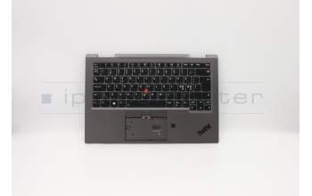 Lenovo 5M10V24861 C-Abdeckung mit Tastatur, Skandinavien, Eisengrau, WLAN