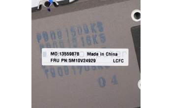 Lenovo 5M10V24929 MECH_ASM GRP,KBD,BZL,JPN,WW,IG,CHY