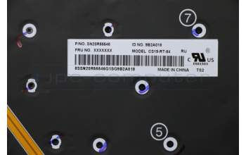 Lenovo 5M10V24971 MECH_ASM GRP,KBD,BZL,RUS,WW,IG,TRA