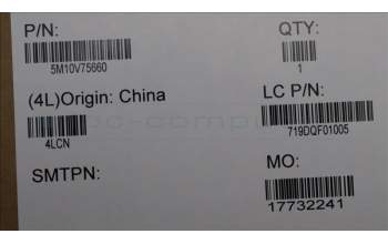 Lenovo 5M10V75660 Lenovo LCD Module,16\",WUXGA,Non-Touch,Anti-Glare,IPS,400nit,100% SRGB