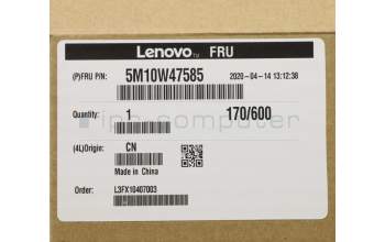 Lenovo MECH_ASM MECH_ASM,Cover,w/ FPR,BLK para Lenovo ThinkPad T480s (20L7/20L8)