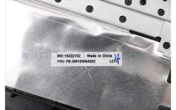 Lenovo 5M10W64552 MECH_ASM FRU ASM NBL FPR BK US ARA