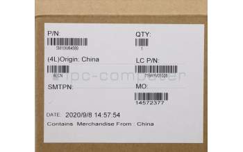 Lenovo MECH_ASM FRU ASM BL NFPR BK UK SPA para Lenovo ThinkPad E15 Gen 2 (20T8/20T9)