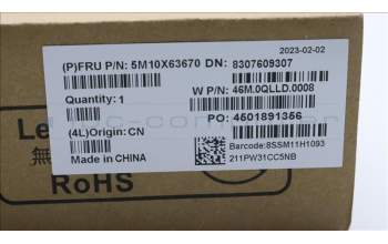 Lenovo 5M10X63670 Lenovo LCD Module,13.3\",WUXGA,Non-Touch,Anti-Glare,IPS,300nit,100% sRGB