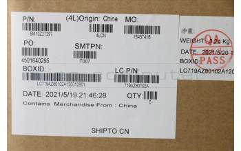 Lenovo 5M10Z27297 MECH_ASM FRU KB Cc_PT_FP_BK_US_ARA