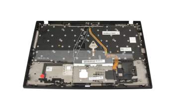 5M10Z27455 teclado incl. topcase original Lenovo FR (francés) negro/negro con retroiluminacion y mouse stick
