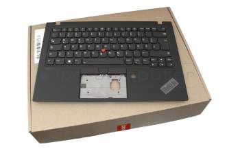 5M10Z27531 teclado incl. topcase original Lenovo DE (alemán) negro/negro con retroiluminacion y mouse stick WWAN