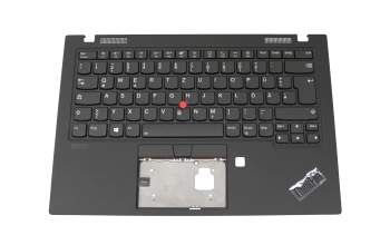 5M10Z27531 teclado incl. topcase original Lenovo DE (alemán) negro/negro con retroiluminacion y mouse stick WWAN