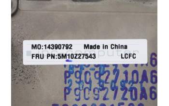 Lenovo 5M10Z27543 MECH_ASM GRP_KBD_BZL_Italian_WWAN_DB_CHY