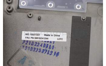 Lenovo MECH_ASM CCov BL KBD 058 FRA UK(LTN)BK para Lenovo ThinkPad T14s (20T1/20T0)