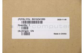 Lenovo 5M10Z41553 MECH_ASM CCov BLKB UKE UK(LTN)BK FPR_NFC