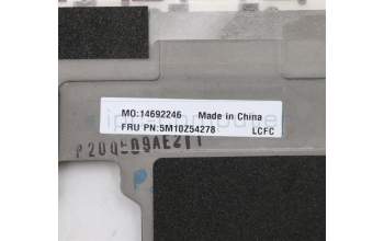 Lenovo 5M10Z54278 MECH_ASM Ccv BLT KBD NORDIC UK(LTN)BK FP