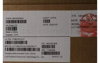 Lenovo 5M10Z54503 MECH_ASM KBD ARA(Pri) Pat US BK