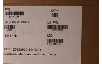 Lenovo 5M11A17766 MECH_ASM CS21_2BCP,GLASS,BLACK,CHY