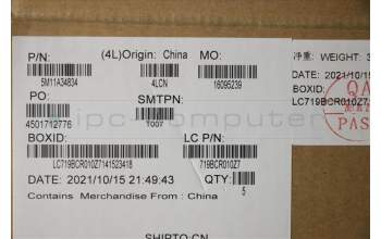 Lenovo 5M11A34834 MECH_ASM KBD SWE/FIN(Pri) Pat FPR UK BK