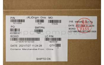 Lenovo 5M11A35090 MECH_ASM KBD HBW BL(Pri) Pat FPR US BK