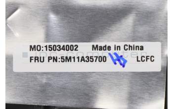 Lenovo 5M11A35700 MECH_ASM KB SLV(T)UK BK