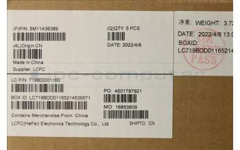 Lenovo 5M11A36389 MECH_ASM KB 058 FRA BKLT(P)FPR UK EBS BK