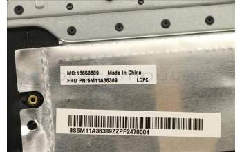 Lenovo 5M11A36389 MECH_ASM KB 058 FRA BKLT(P)FPR UK EBS BK