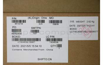 Lenovo 5M11A37194 MECH_ASM KBDW/C ARA BKLT(CHY) US BK