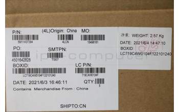 Lenovo 5M11A37394 MECH_ASM KBDW/C NORDIC BKLT(SUN) UK BK