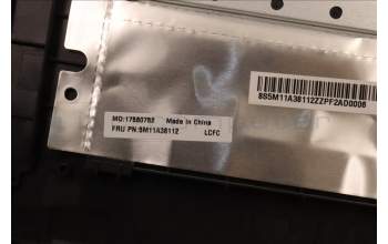 Lenovo 5M11A38112 MECH_ASM KB C EUROENG(TSG)PT US BK