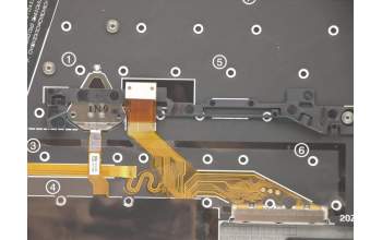 Lenovo 5M11B38394 MECH_ASM GRP,KBD,BZL,GER,WW,BK,CHY