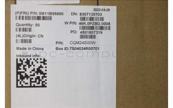 Lenovo 5M11B95890 MECH_ASM CS22 3+2bCPLC,Mylar,BLK,NFC,TRA