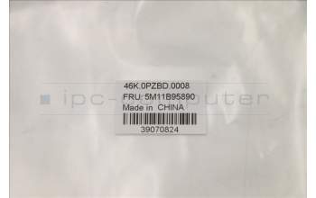 Lenovo 5M11B95890 MECH_ASM CS22 3+2bCPLC,Mylar,BLK,NFC,TRA