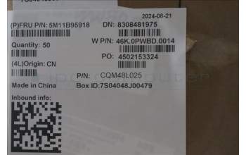 Lenovo 5M11B95918 MECH_ASM CS22 3+2bCPLC,Mylar,GRY,TRA