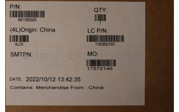 Lenovo 5M11B95929 MECH_ASM CS21 3+2bCP,GLM,BLK,NFC,SUN