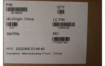 Lenovo 5M11B95930 MECH_ASM CS21 3+2bCP,GLM,BLK,NFC,TRA