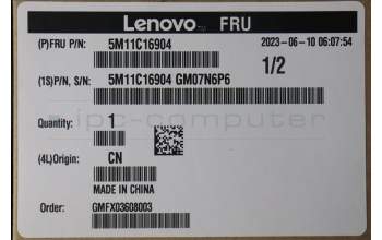 Lenovo 5M11C16904 MECH_ASM USB MCR Card & bezel kit