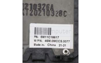 Lenovo 5M11C18617 MECH_ASM WW C-Cvr+EURO ENG KB ASM,CHY
