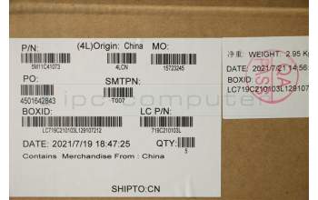 Lenovo 5M11C41073 MECH_ASM KBD BZL,WW,GY,SRX,HBW