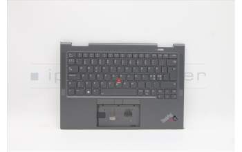 Lenovo 5M11C41094 C-Cover with keyboard, Nordic, Grey, WWAN, UK