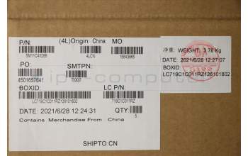 Lenovo 5M11C43288 MECH_ASM KB C THAI(PMX)PT FP US BK